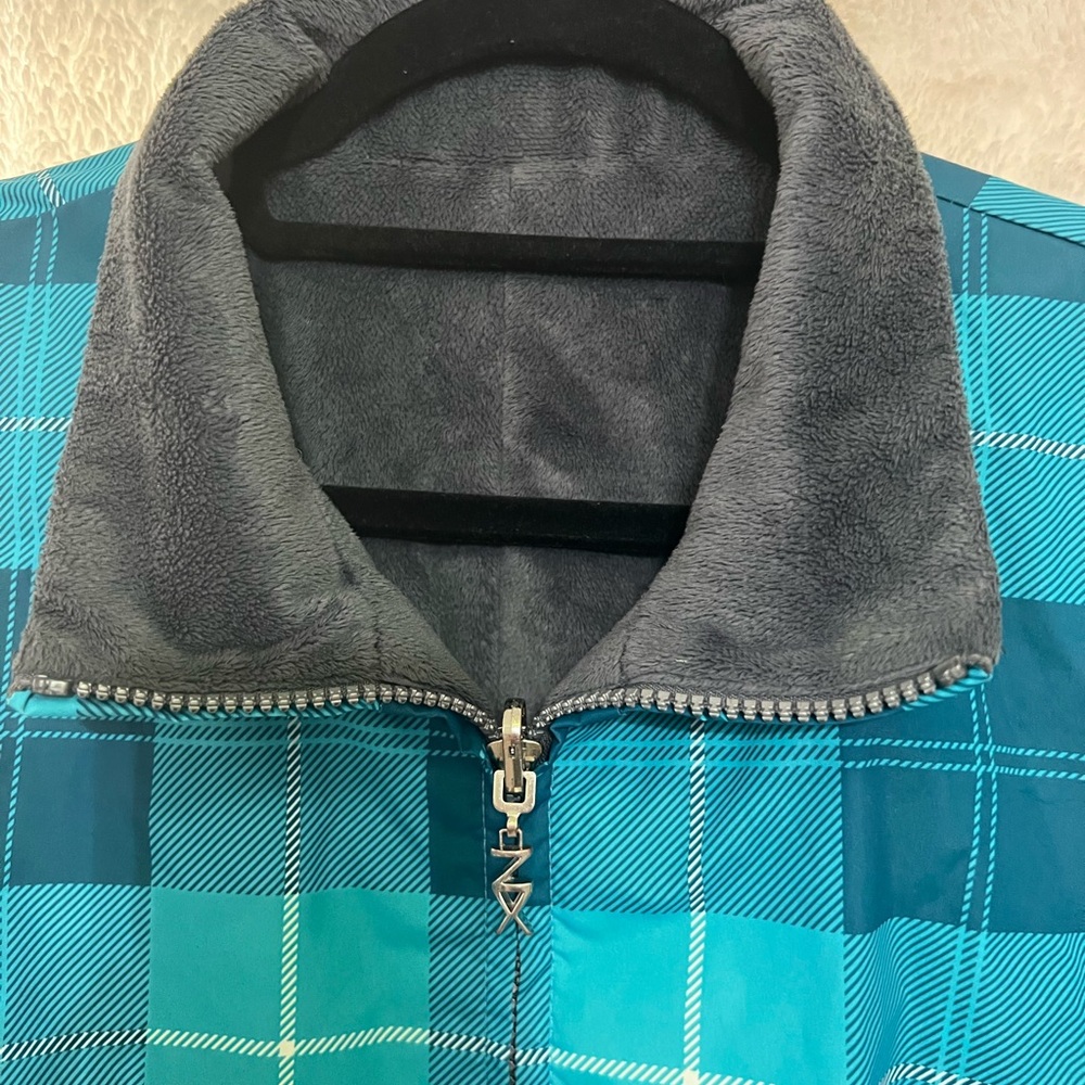 Plaid Zip-Up Jacket